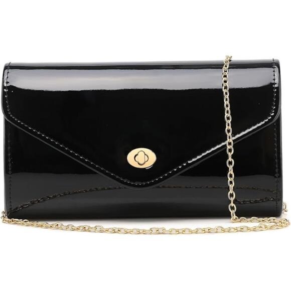 Envelope Clutch for Formal Party Black - Picture 8 of 8